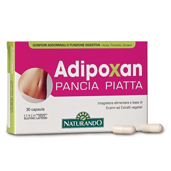 Adipoxan Pancia Piatta 30 Compresse Integratore Alimentare 