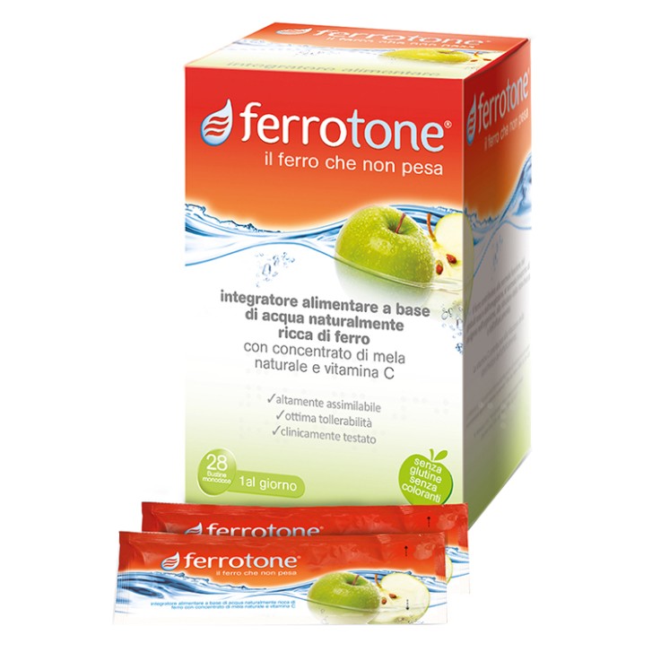 Schwabe Ferrotone Apple 28 Bustine - Integratore di Ferro