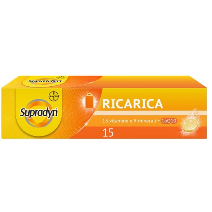 Supradyn Ricarica 15 Compresse Effervescenti - Integratore  Vitamine e Minerali