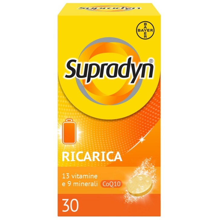 Supradyn Ricarica 30 Compresse Effervescenti - Integratore  Vitamine e Minerali