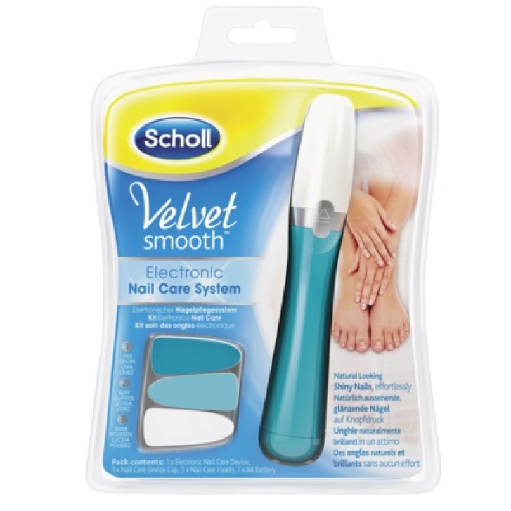 Dr. Scholl Velvet Smooth Kit Elettronico Nail Care System