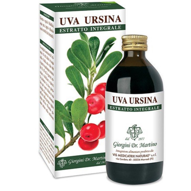 Uva Ursina Estratto Integrale 200 ml Dr. Giorgini - Integratore Alimentare