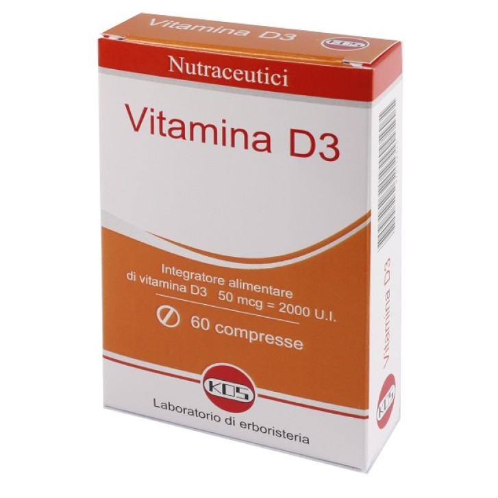 Kos Vitamina D3 60 Compresse - Integratore Alimentare
