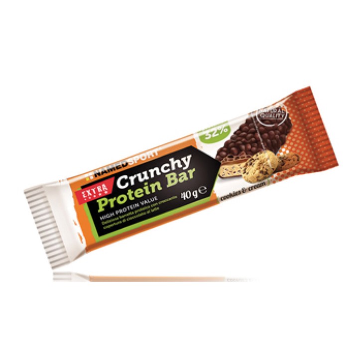 Named Sport Crunchy Proteinbar Cookies & Cream Barretta Proteica 40 grammi