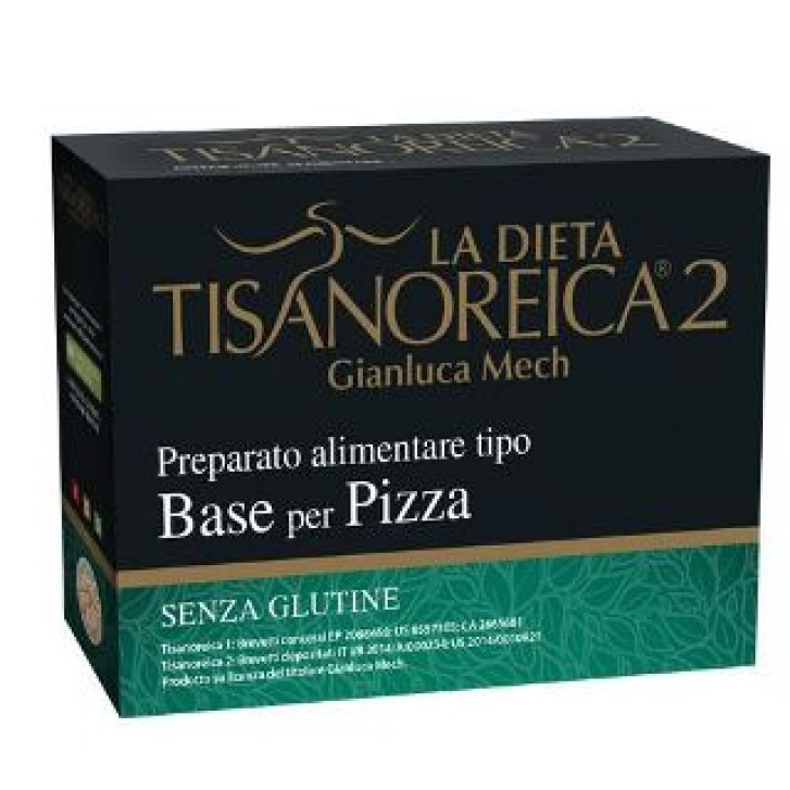 Tisanoreica 2 Base per Pizza Senza Glutine 4 Preparati da 31,5 grammi