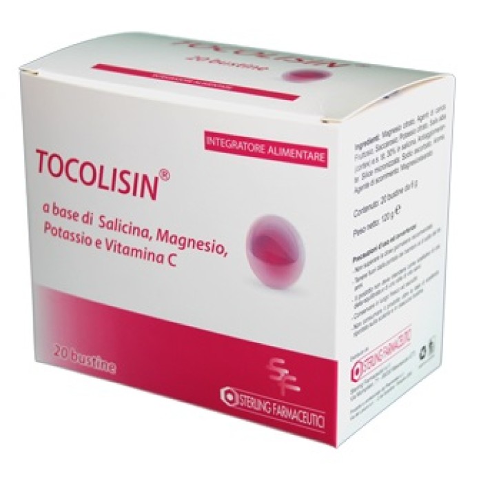 Tocolisin 20 Bustine - Integratore Magnesio Potassio e Vitamina C