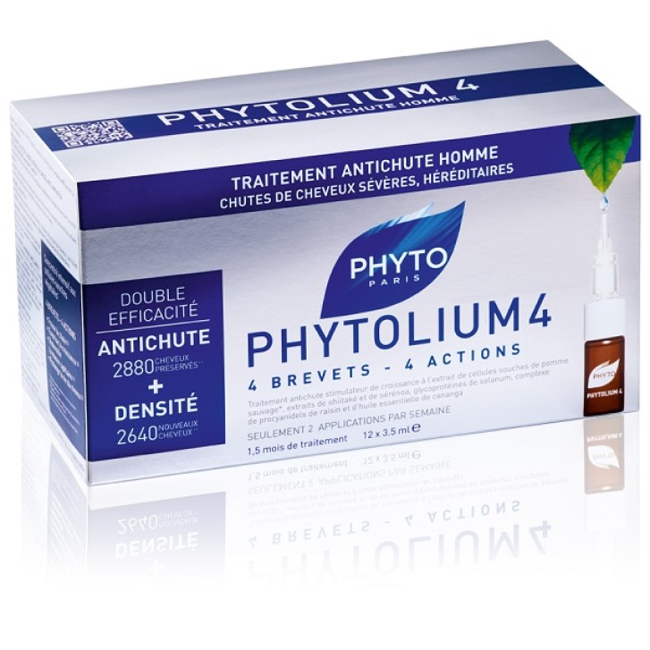 Phytolium 4 Trattamento Fiale Anticaduta Uomo 12 x 3,5 ml