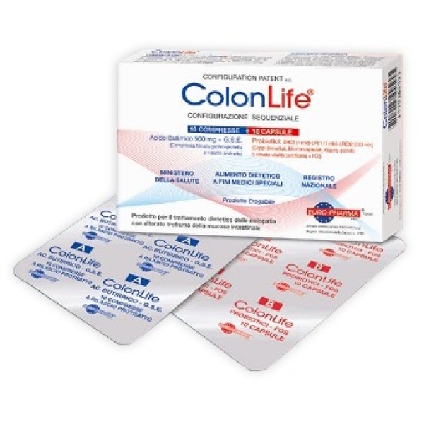 Colonlife 10 Compresse + 10 Capsule - Trattamento Coleopatie