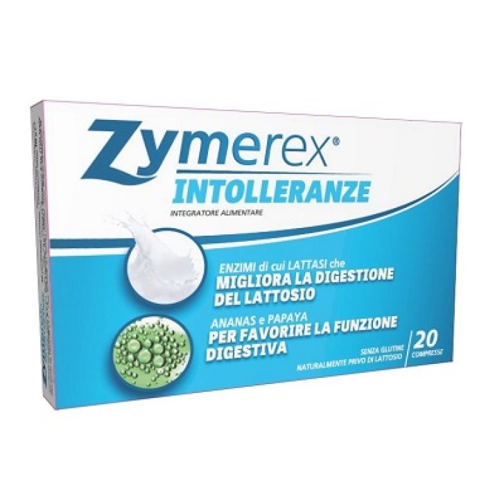 Zymerex 20 Compresse - Integratore Intolleranze Lattosio