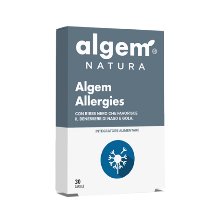 Algem Allergies 30 Capsule - Integratore Benessere Naso e Gola