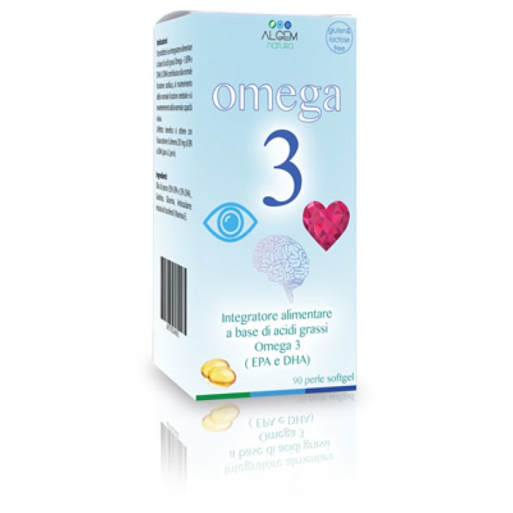 Algem Omega3 90 Perle Softgel - Integratore di Acidi Grassi