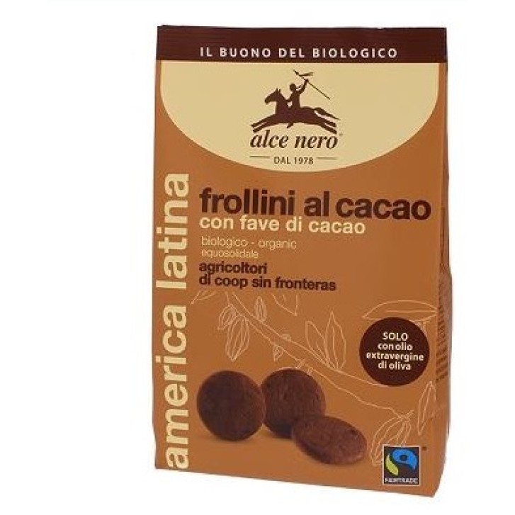 Alce Nero Frollini al Cacao con Fave Bio 250 grammi