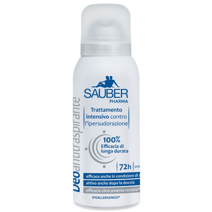 Sauber Deo Antitraspirante 72h Deodorante Spray 100 ml