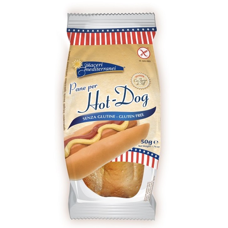 Piaceri Mediterranei Pane Hot Dog Senza Glutine 50 grammi