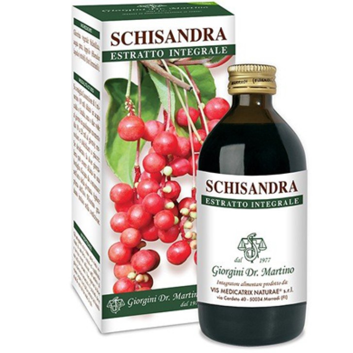 Schisandra Estratto Integrale 200 ml Dr. Giorgini - Integratore Antiossidante