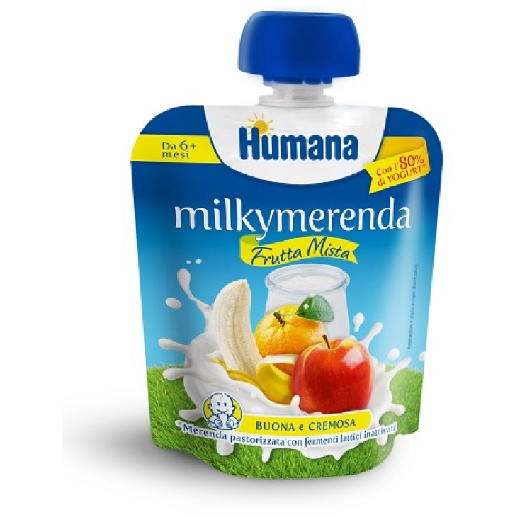 Humana Milkymerenda Frutta Mista 80 grammi