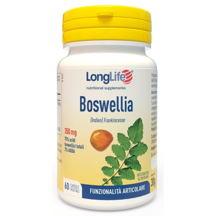 Longlife Boswellia 60 Capsule - Integratore Funzionalita' Articolare
