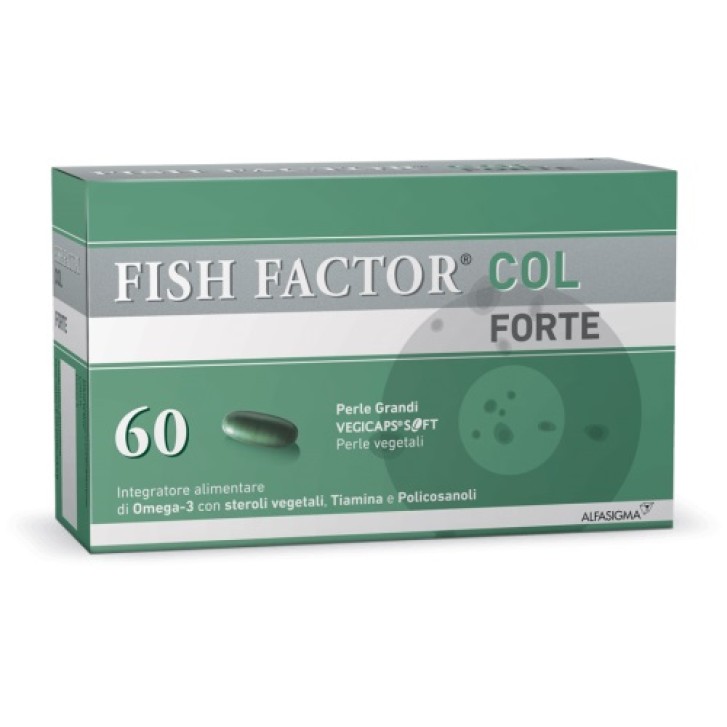 Fish Factor Col Forte 60 Perle Grandi - Integratore per il Colesterolo