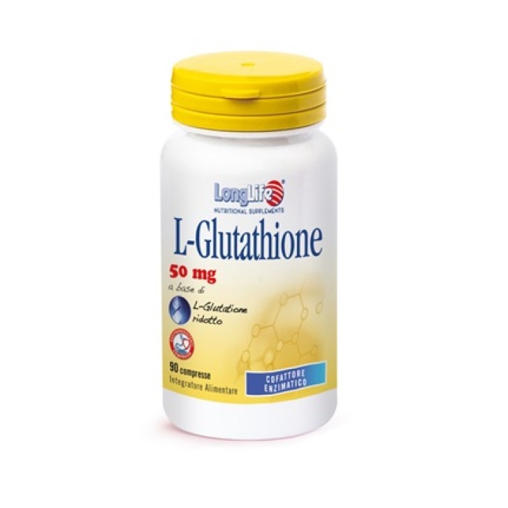 Longlife L-Glutathione 90 Compresse - Integratore Enzimi