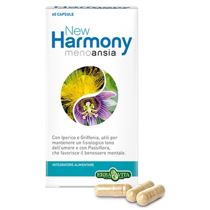 Erba Vita New Harmony Menoansia 60 Capsule - Integratore Alimentare