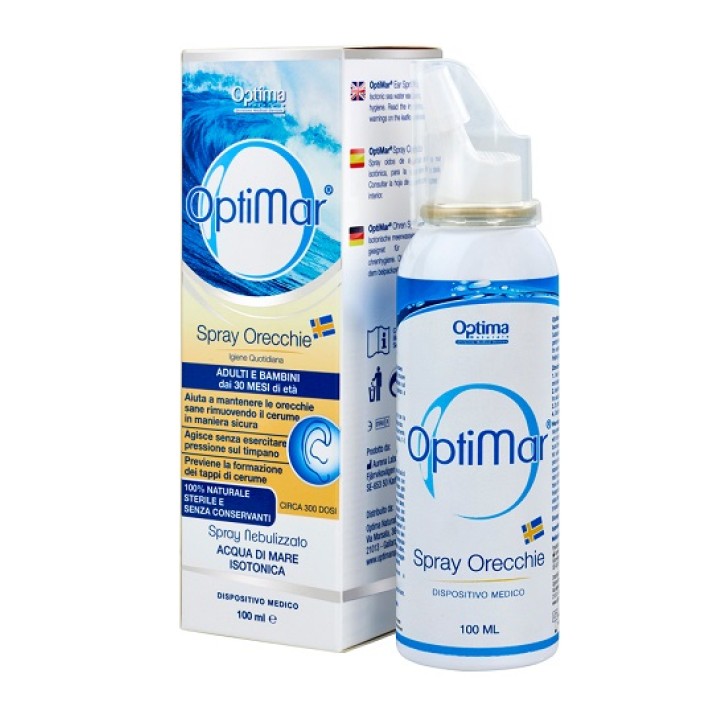 Optimar Spray Orecchie Soluzione Isotonica Detergente 100 ml