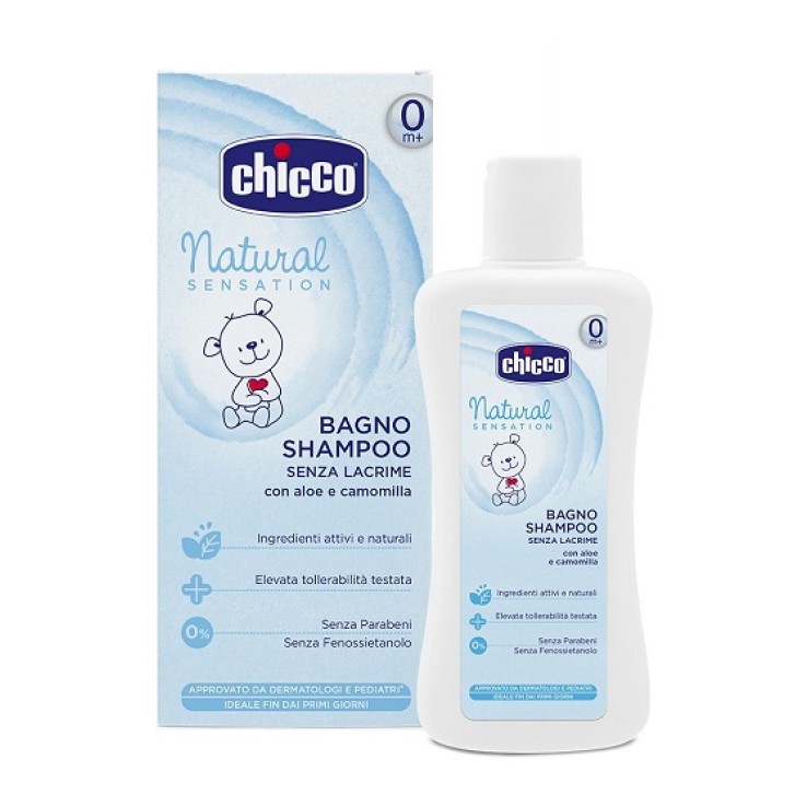 Chicco Natural Sensation Bagno Shampoo Senza Lacrime 200 ml