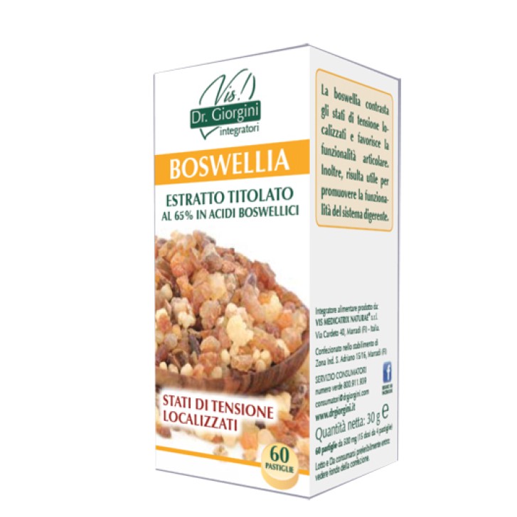 Boswellia Estratto Titolato Dr. Giorgini 60 Pastiglie - Integratore Alimentare