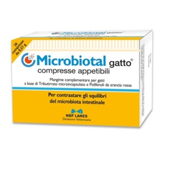 Microbiotal Gatto 30 Compresse - Integratore Intestinale