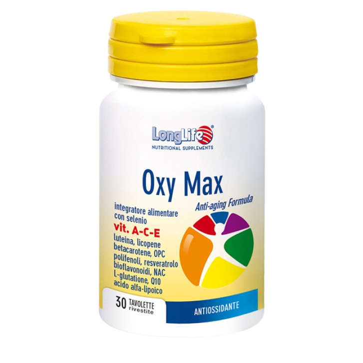 Longlife Oxy Max 30 Capsule - Integratore Antiossidante