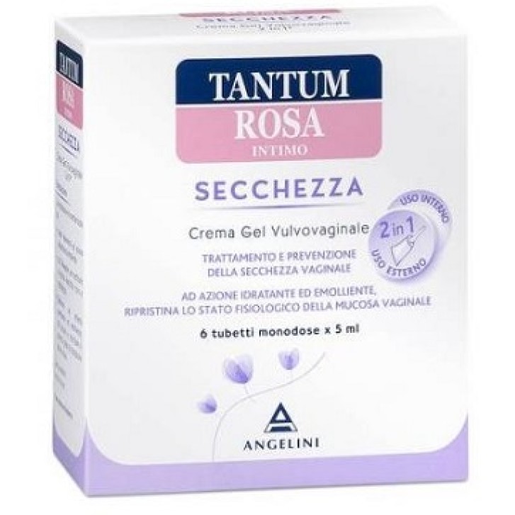 Tantum Rosa Secchezza Crema Gel Vulvovaginale 6 x 5 ml