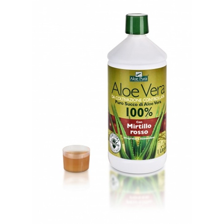 Optima Aloe Vera Succo Mirtillo 1000 ml - Integratore Gastrointestinale