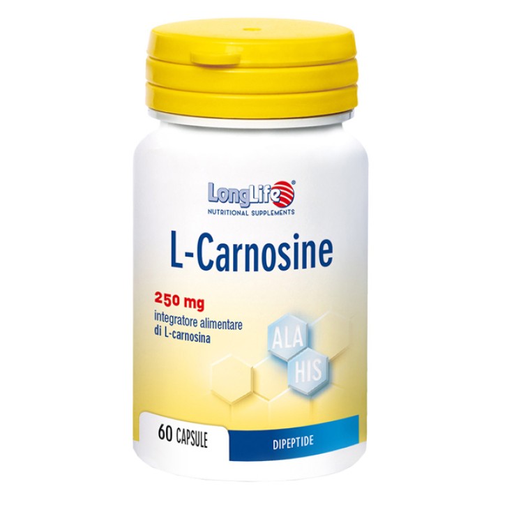 Longlife L-Carnosine 60 Capsule - Integratore Muscolare
