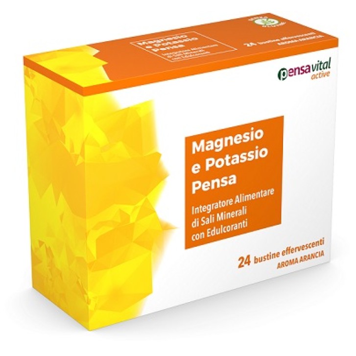 Magnesio e Potassio Pensa 24 Bustine - Integratore Sali Minerali