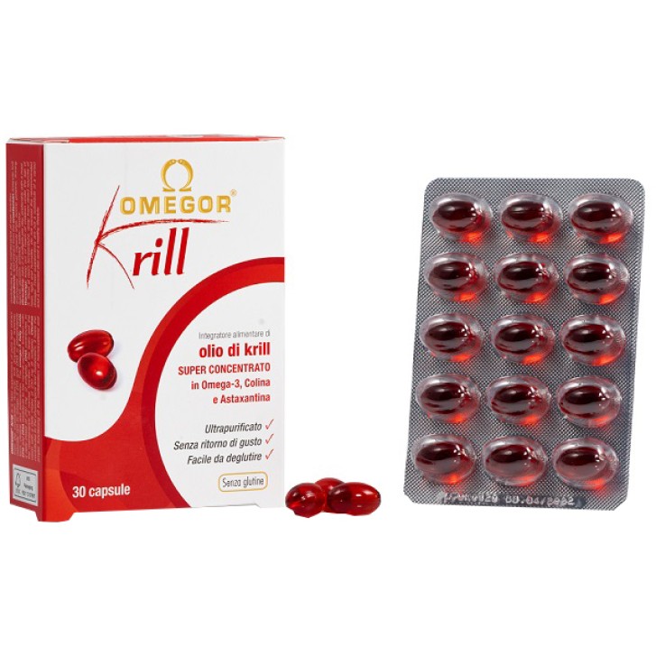 Omegor Krill 30 Perle - Integratore Alimentare
