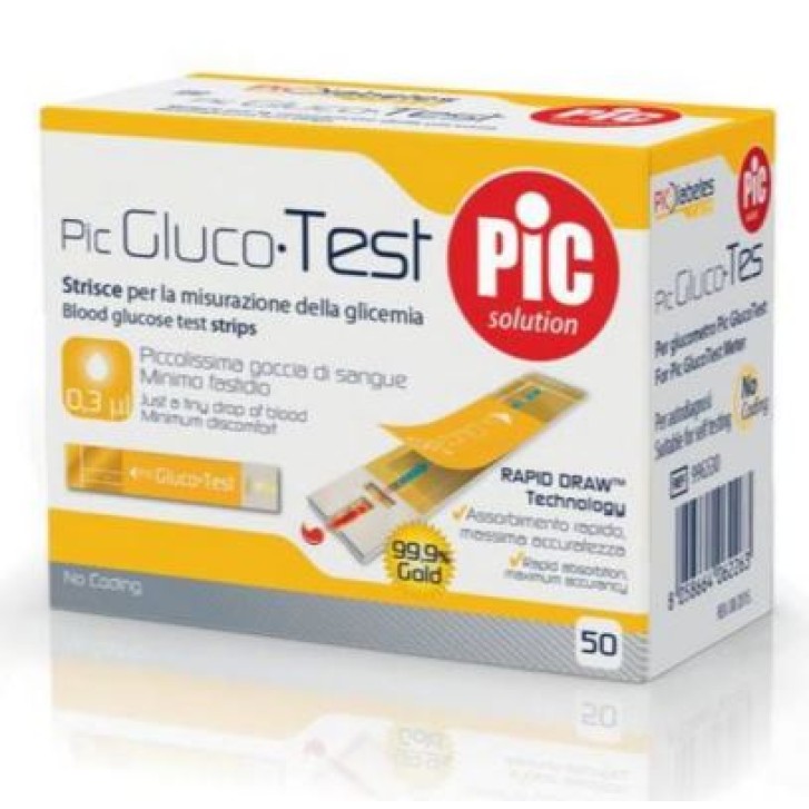 Pic Gluco-Test Strisce Reattive Glicemia 50 pezzi