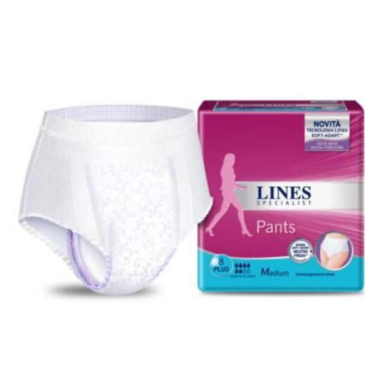 Lines Specialist Pants Plus Misura Medium 8 pezzi