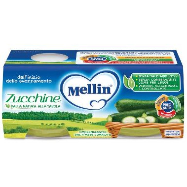 Mellin Omogeneizzato Zucchine 2 x 80 grammi