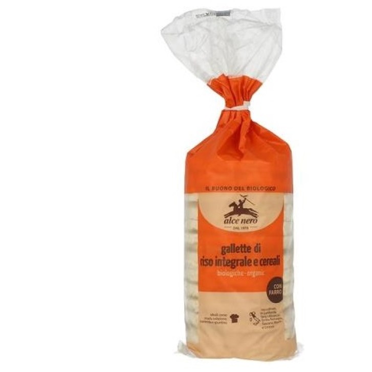 Alce Nero Gallette di Riso Integrali e Cereali Bio 100 grammi