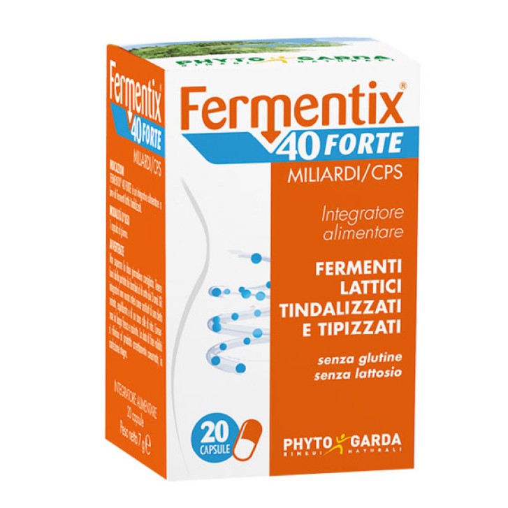 Fermentix 40 Forte 20 Capsule - Integratore Fermenti Lattici