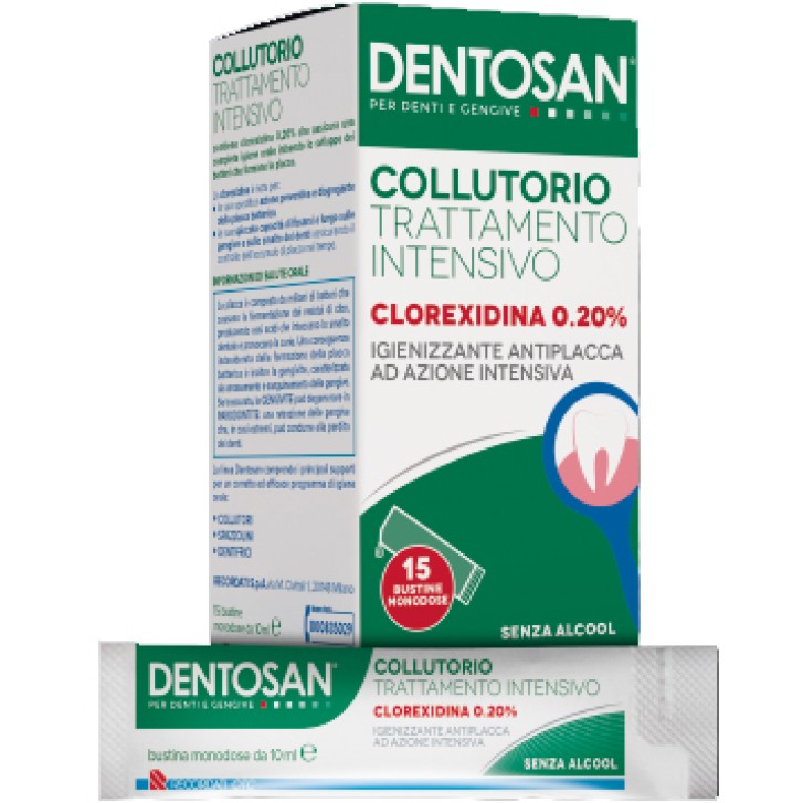 Dentosan Trattamento Mese Collutorio Monodose 0,20% 15 Buste