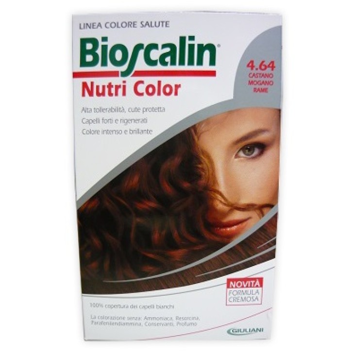 Bioscalin Nutri Color 4.64 Castano Mogano Rame Trattamento Colore