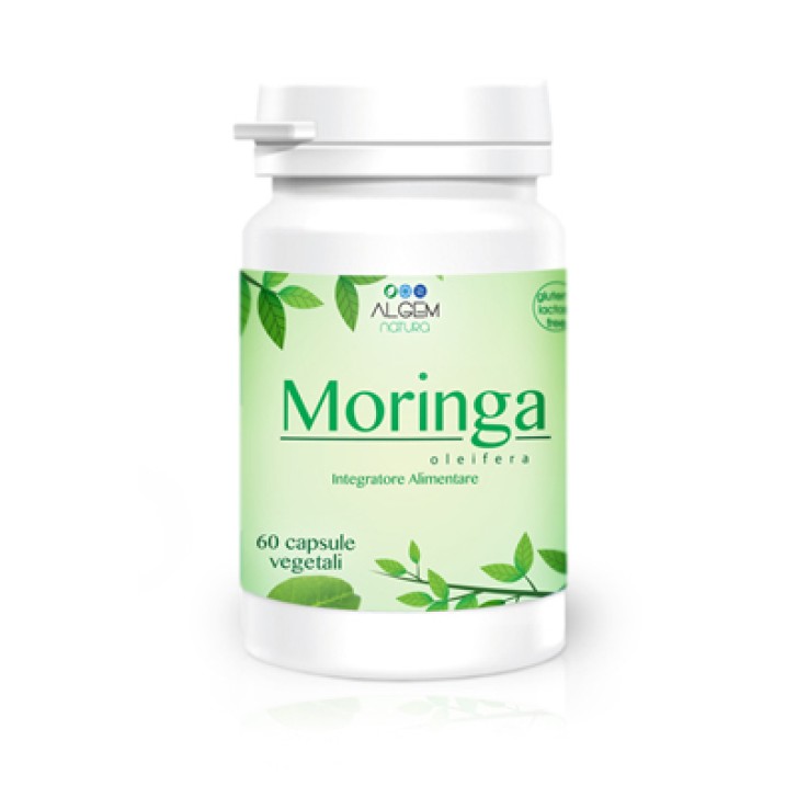 Algem Moringa Oleifera 60 Capsule - Integratore Funzione Digestiva