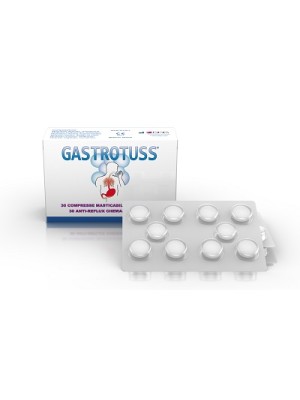 Gastrotuss Antireflusso 30 Compresse - Integratore per lo Stomaco