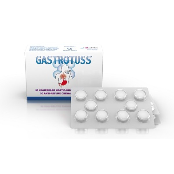Gastrotuss Antireflusso 30 Compresse - Integratore per lo Stomaco