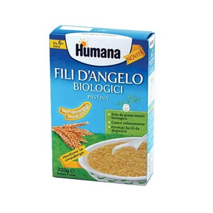 Humana Pastina Bio Fili d'Angelo 320 grammi