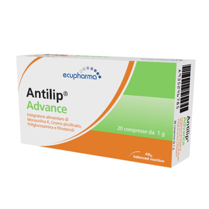 Antilip Advance 20 Compresse - Integratore per il Colesterolo