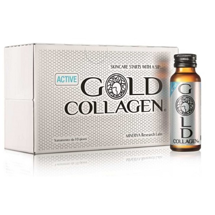 Pure Gold Collagen Active 10 Flaconcini - Integratore Alimentare