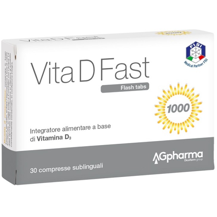 Vita D Fast 30 Compresse - Integratore Alimentare