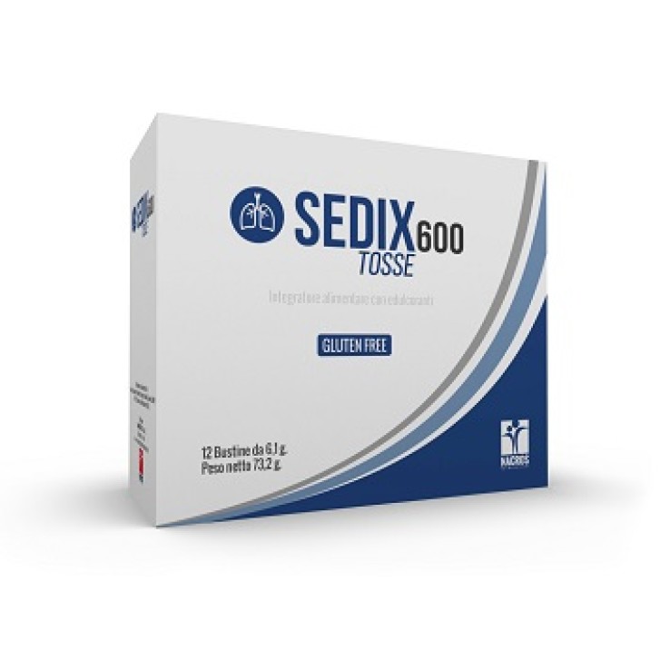 Sedix 600 Tosse 12 Bustine - Integratore Alimentare
