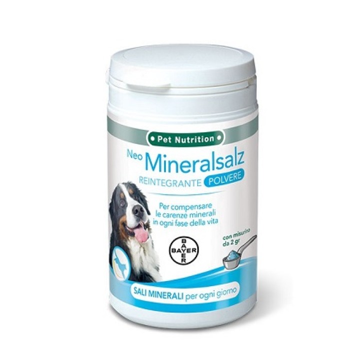 Bayer Neo Mineralsalz 220 grammi - Integratore Reintegrante di Minerali per Cani